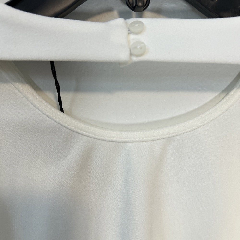 Zara Junior XL Top L Skirt Oyster White Open Back Crop Top Set Bridal 6348 - Picture 5 of 10